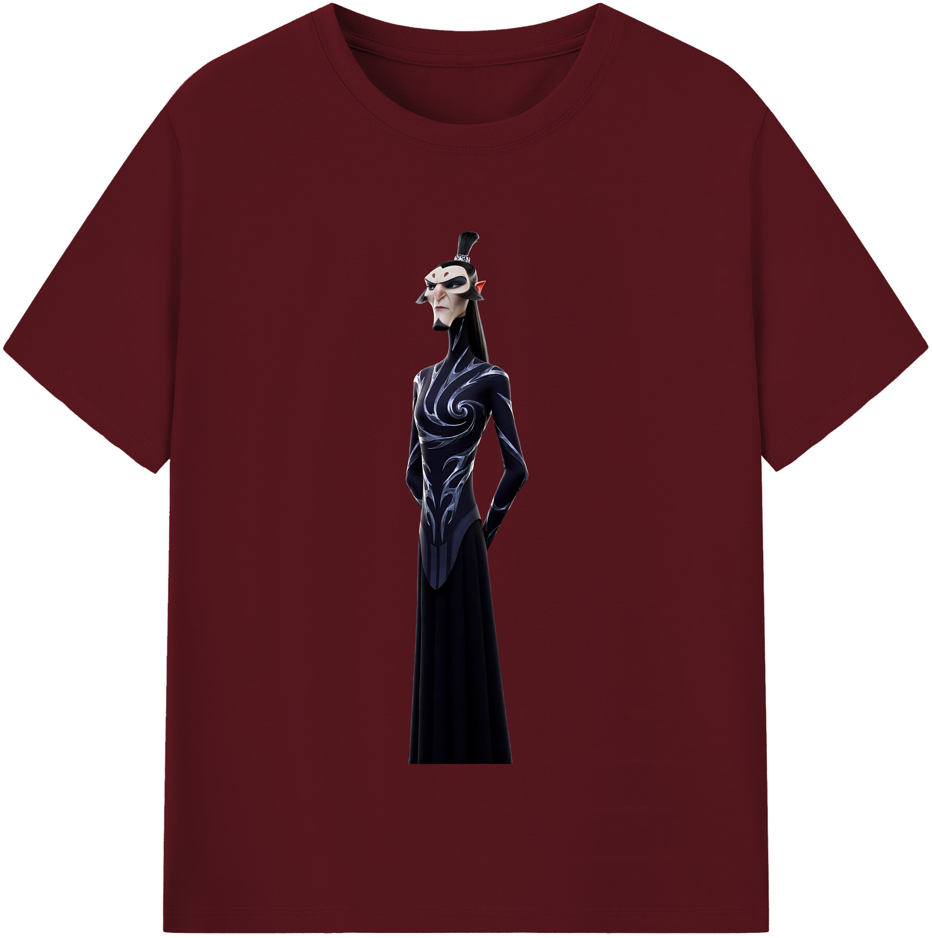 （画像用） Ne Zha 2 ナタ 魔童の大暴れ 綿100％半袖Tシャツ（フロントプリント）